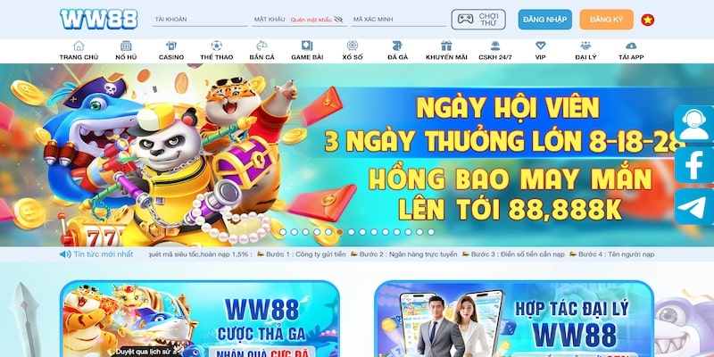 Đường link vào WW88 chuẩn